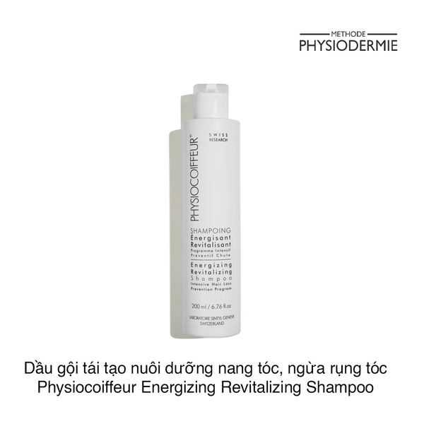 Dầu gội tái tạo nuôi dưỡng nang tóc, ngừa rụng tóc Physiocoiffeur Energizing Revitalizing Shampoo 200ml