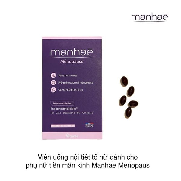 Viên uống nội tiết tố nữ dành cho phụ nữ tiền mãn kinh Manhae Menopause