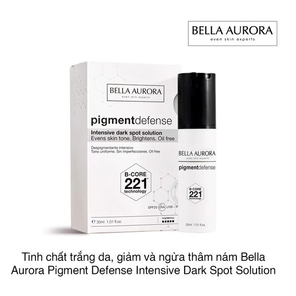 Tinh chất trắng da, làm giảm và ngừa thâm nám Bella Aurora Pigment Defense Intensive Dark Spot Solution 30ml