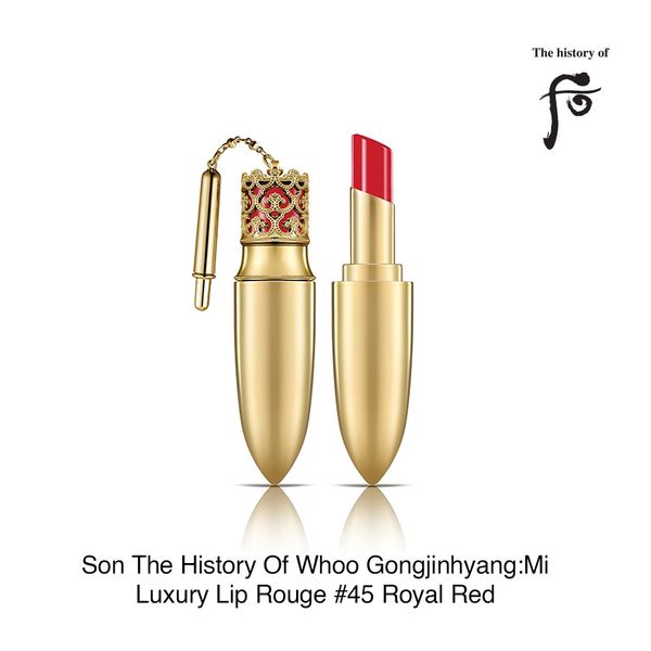 Son The History Of Whoo Gongjinhyang:Mi Luxury Lip Rouge #45 Royal Red 6g