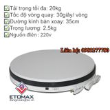 Bàn xoay trưng bày sản phẩm 360 độ đường kính 35cm