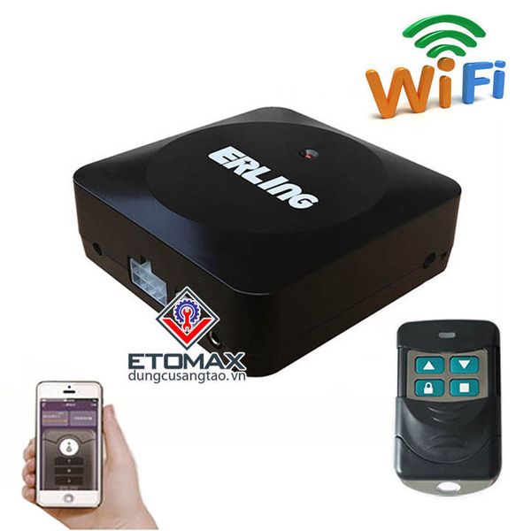 Bộ điều khiển cửa cuốn bằng điện thoại ERLING Wifi