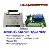 Bộ điều khiển đảo chiều động cơ 12v - 48v có kèm công tắc hành trình