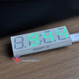 Đồng hồ điện tử mini DIY USB 5v