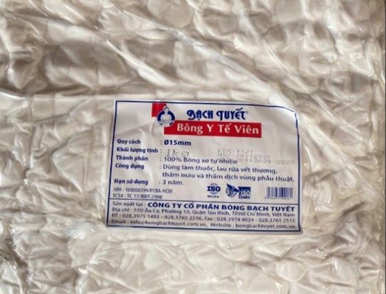 BÔNG Y TẾ VIÊN (Ø15MM) KILO