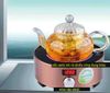 Bếp sứ điện 1200w đun ấm trà thủy tinh siêu tốc dùng trong gia đình với bộ pha trà nhỏ bếp đun đối lưu cùng ấm sắt ấm đồng