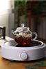 Ấm trà thủy tinh ngọc trai nhỏ để pha trà hoa khả năng chịu nhiệt tốt