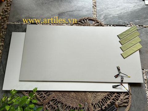  Gạch  màu xám không vân 750x1500mm 