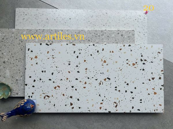 Gạch đá mài hạt đá nâu Ter20