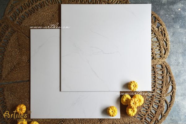 Gạch lát nền trắng khói mờ mịn Art8080 - 01 -M06