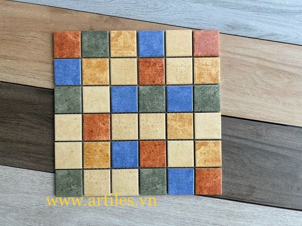 Gạch Mosaic Gốm Sứ Mix Màu ArtM06