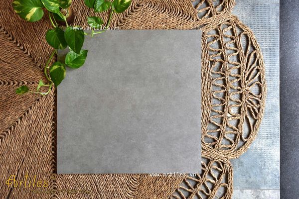 Gạch bê tông 60x60cm xám đậm Art04