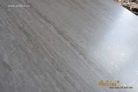  Gạch vân đá travertine mờ mịn 