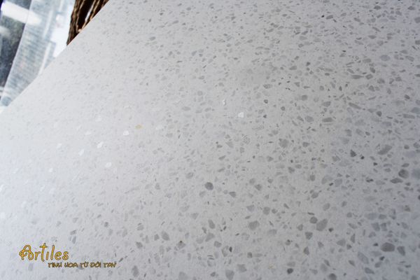 Gạch Terazzo màu trắng Art6060 - 07GT