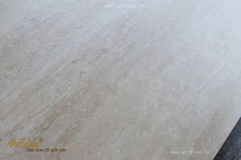  Gạch Vân Đá Travertine  60x120cm màu kem ( beige) 