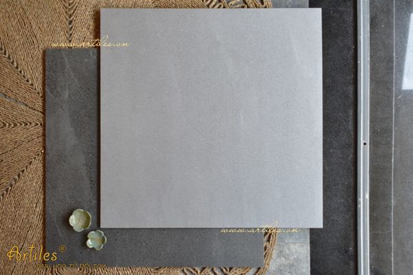 Gạch Lát Nền 80x80 Mờ Vân Đá Xám Art202M