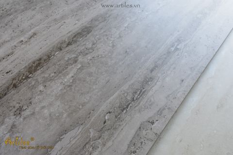  Gạch Vân Đá Travertine 60x120cm mờ chống trượt 