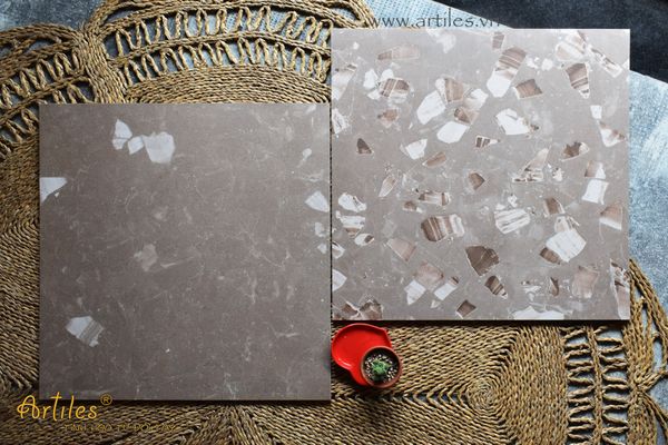 Gạch đá mài nhập Indonesia màu nâu đất GE03 - GE03DC