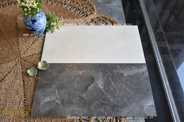 Gạch lát sàn 40x80cm mờ chống trơn Art703M