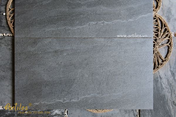 Gạch mờ 60x120 màu xám đậm Art05