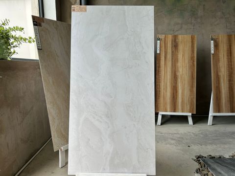  Gạch vân đá mờ màu kem 60x120cm 