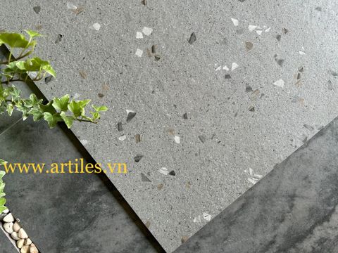  Gạch giả đá mài - terrazzo hạt nổi 