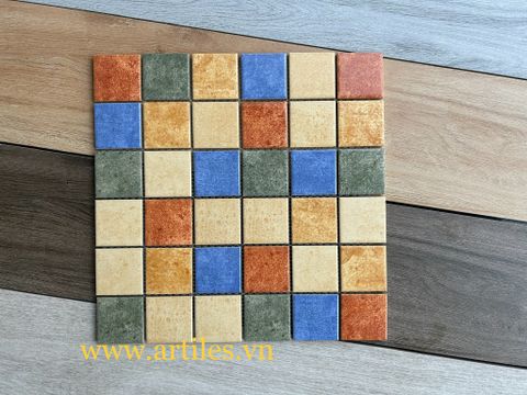  Gạch Mosaic Gốm Sứ Mix Màu 