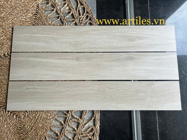 Gạch vân gỗ 15x90cm xám trắng Art81