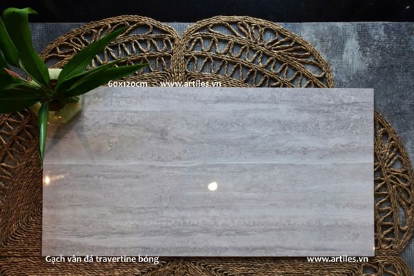 Gạch bóng kiếng vân đá Travertine Art6012 - EC03