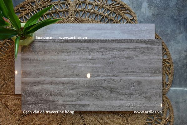 Gạch Bóng Kiếng Vân Đá Travertine Art60120 - EC04