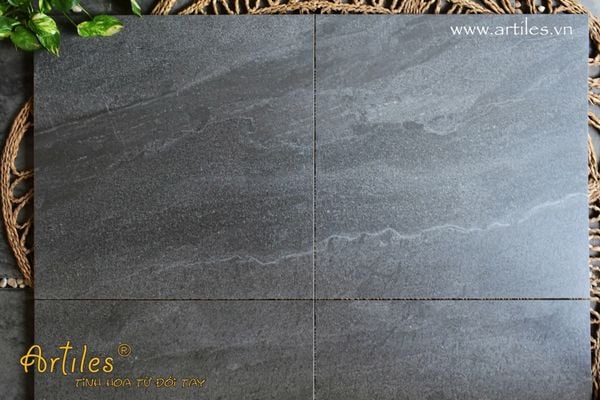 Gạch 60x60 vân xám đen Art05
