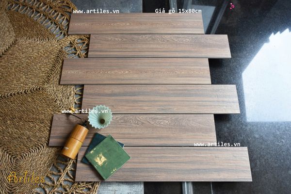Gạch vân gỗ 15x80cm Art