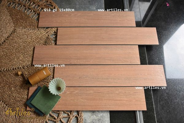 Gạch vân gỗ 15x80cm Art 04SH