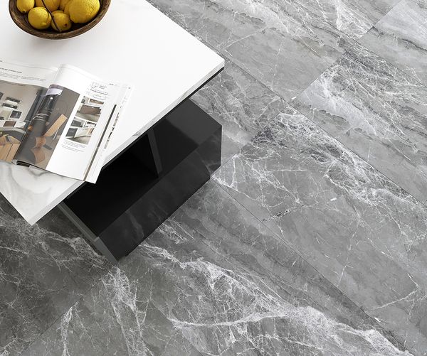 Gạch vân đá xám bề mặt Satin Matt (Mờ mịn)