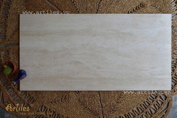 Gạch 60x120 Travertine màu Ivory