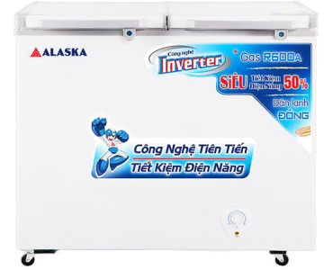 Tủ 2 ngăn 2 cánh dỡ đông mát ống đồng Alaska FCA-4600C