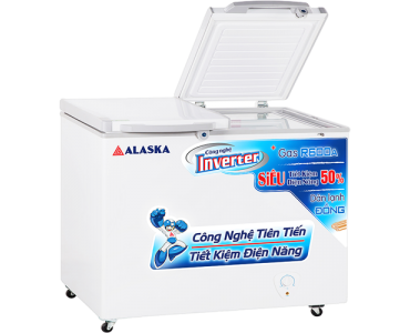 Tủ 2 ngăn 2 cánh dỡ đông mát ống đồng Alaska FCA-3600C