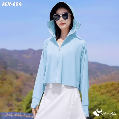 Áo Chống Nắng Croptop Uni Cool Cao Cấp (ACN604)