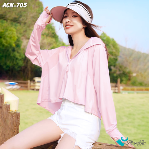 Áo Chống Nắng Croptop Uni-Cool Max Cao Cấp (ACN705)