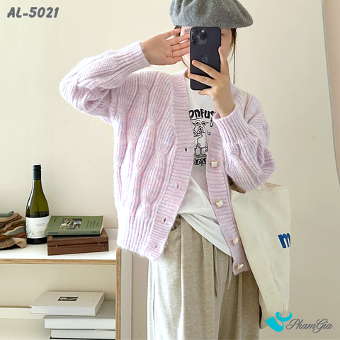 Áo Len Cardigan Phối Màu Galaxy Cao Cấp (AL5021)