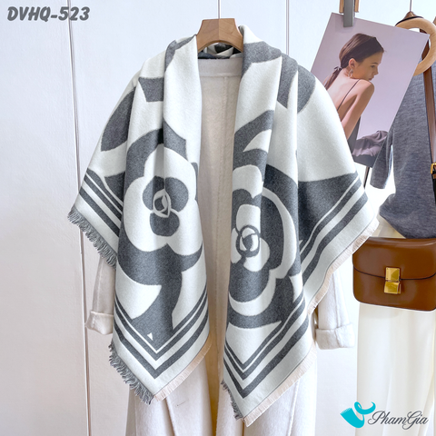 Khăn Choàng Dạ Cashmere Vuông Phong Cách Hàn Quốc Phiên Bản Mới (DVHQ523)