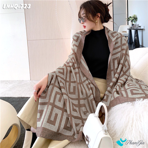 Khăn Choàng Linen Phong Cách Hàn Quốc Cao Cấp (LNHQ723)