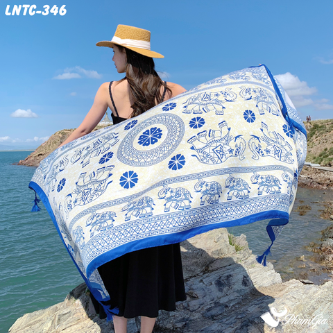 Khăn Choàng Linen Thổ Cẩm (LNTC346)