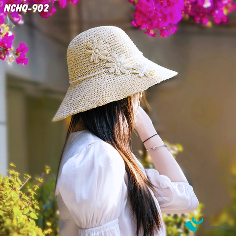 Nón Cói Đan Hoa Cao Cấp (NCHQ902)