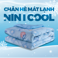 Chăn hè mát lạnh I Cool NM8002 - Mền lạnh I Cool Advance NIN House hoa văn NM8002