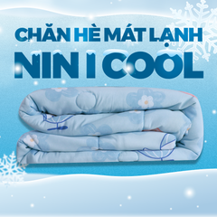 Chăn hè mát lạnh I Cool NM8002 - Mền lạnh I Cool Advance NIN House hoa văn NM8002