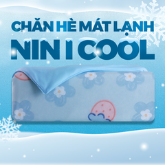 Chăn hè mát lạnh I Cool NM8002 - Mền lạnh I Cool Advance NIN House hoa văn NM8002