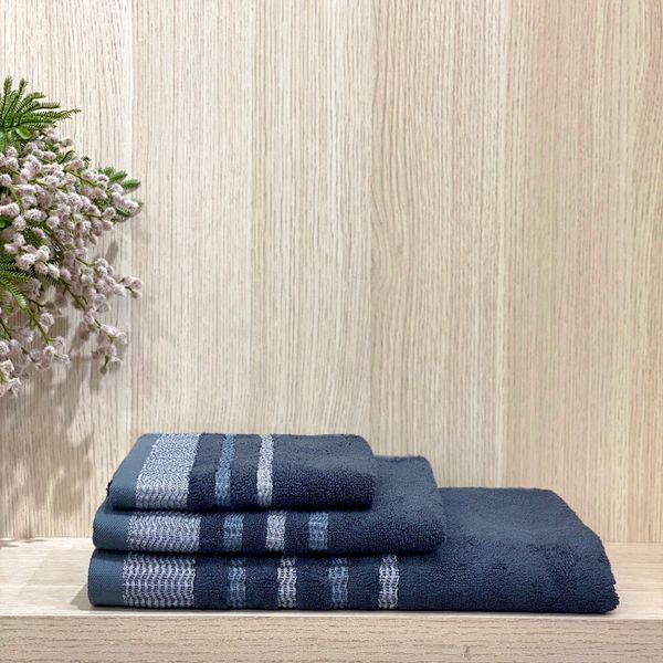 Khăn tắm NIN Bamboo màu Navy