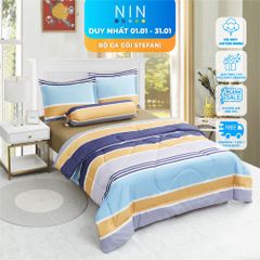 ST200027 - Bộ chăn ga gối cotton nhung STEFANI ST200027