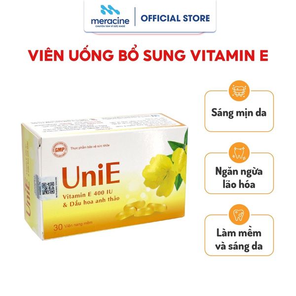  Thực phẩm bảo vệ sức khỏe UniE (Hộp 30 viên) 